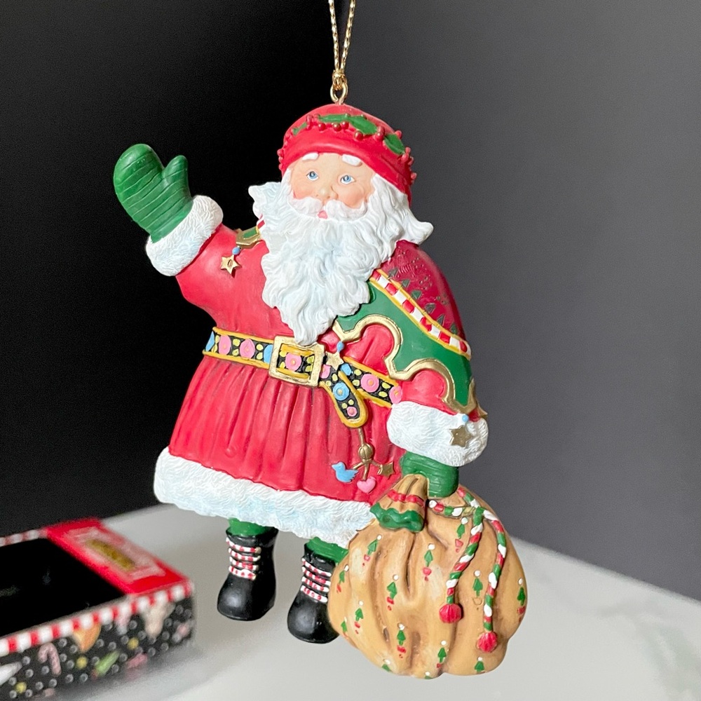 Santa Ornament by Mary Engelbreit